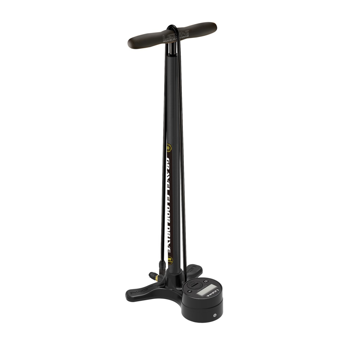アクセサリー Lezyne Gravel Digital Drive Floor Pump Lezyne Gravel Digital Drive Floor Pump / Matte Black